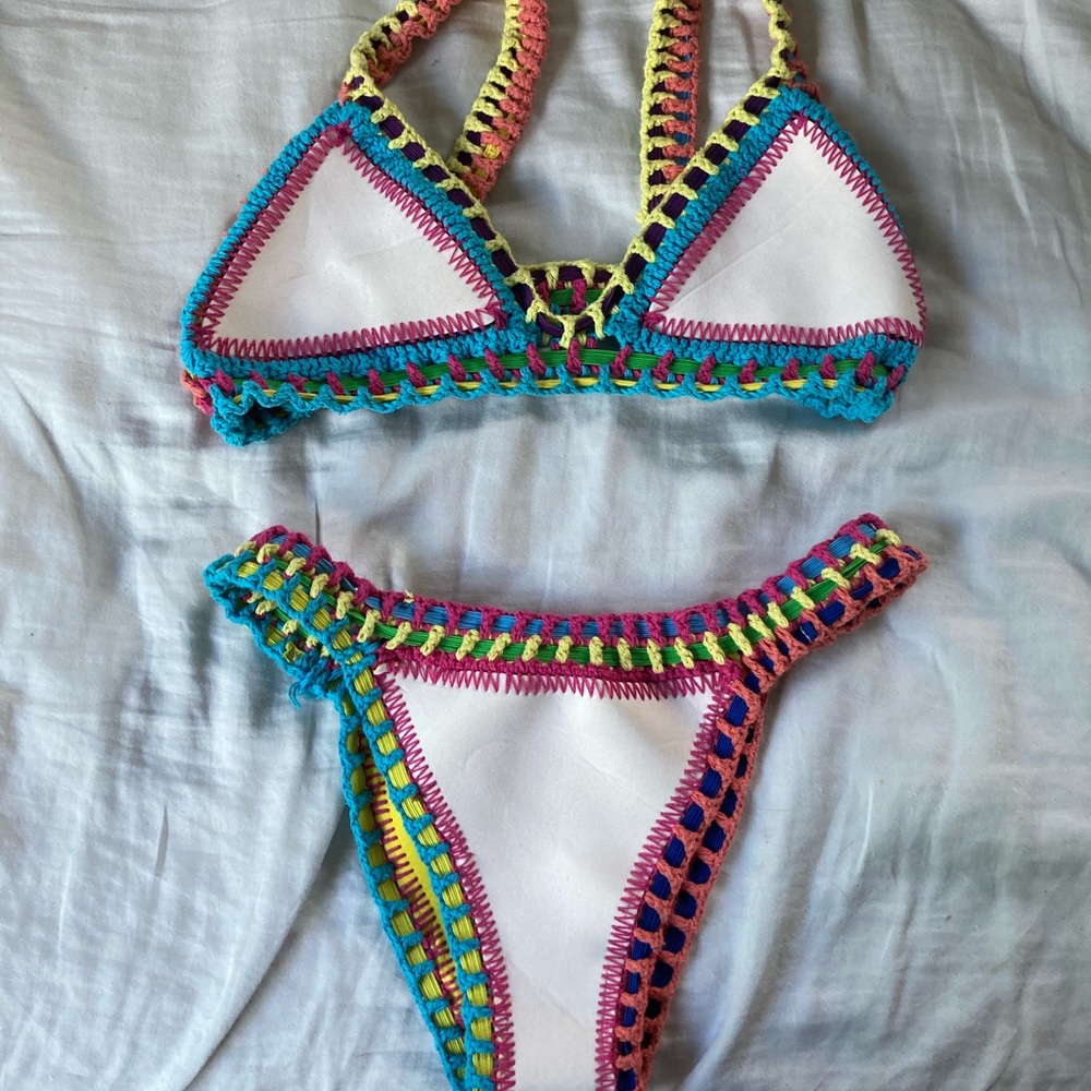 reversible crotchet bikini